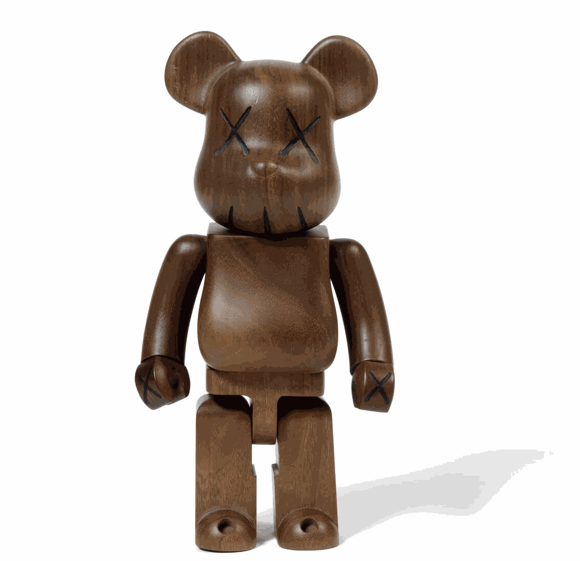 BWWT 400% WOODEN BEARBRICK, 2005