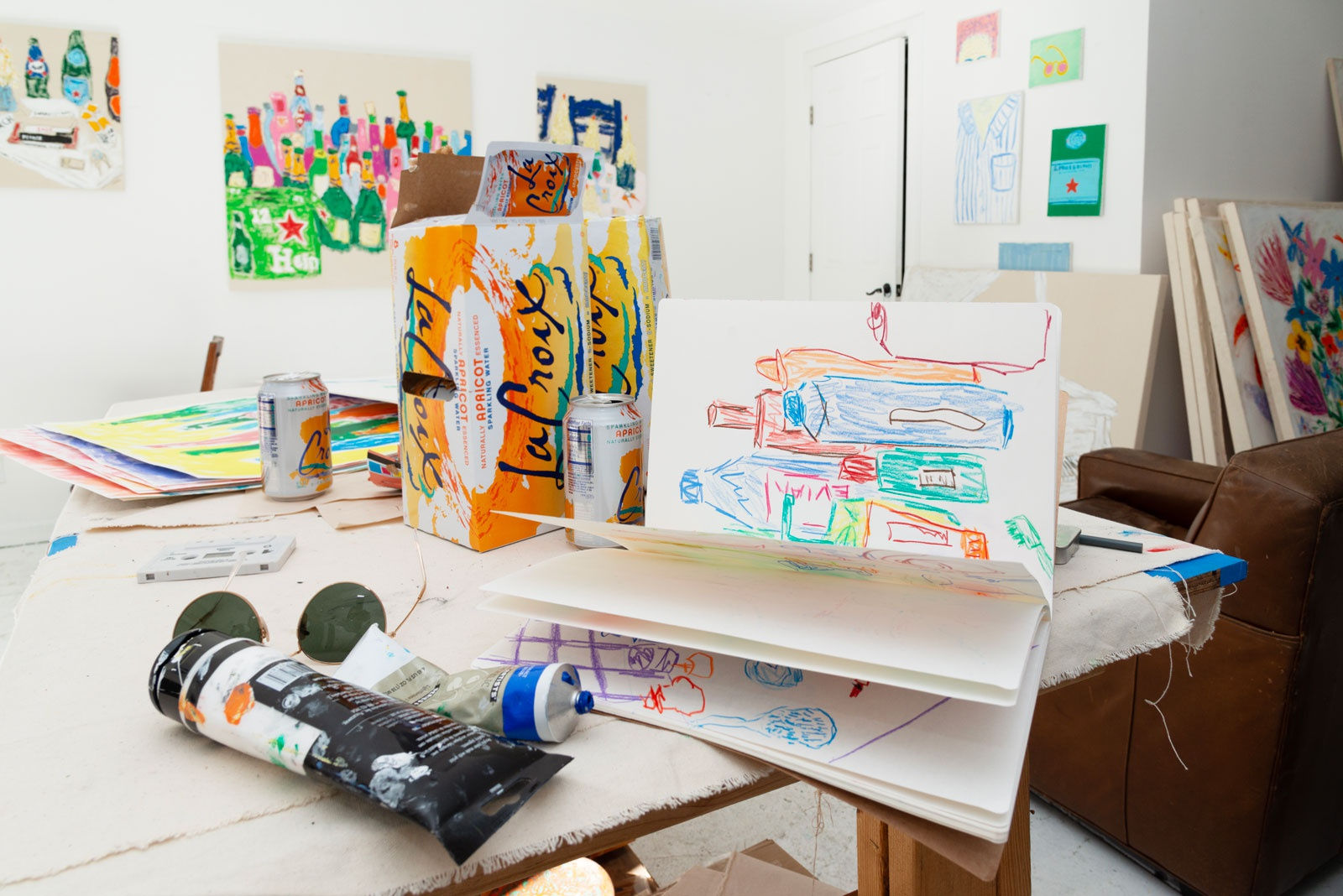 Snap shot of Michael McGregor's studio