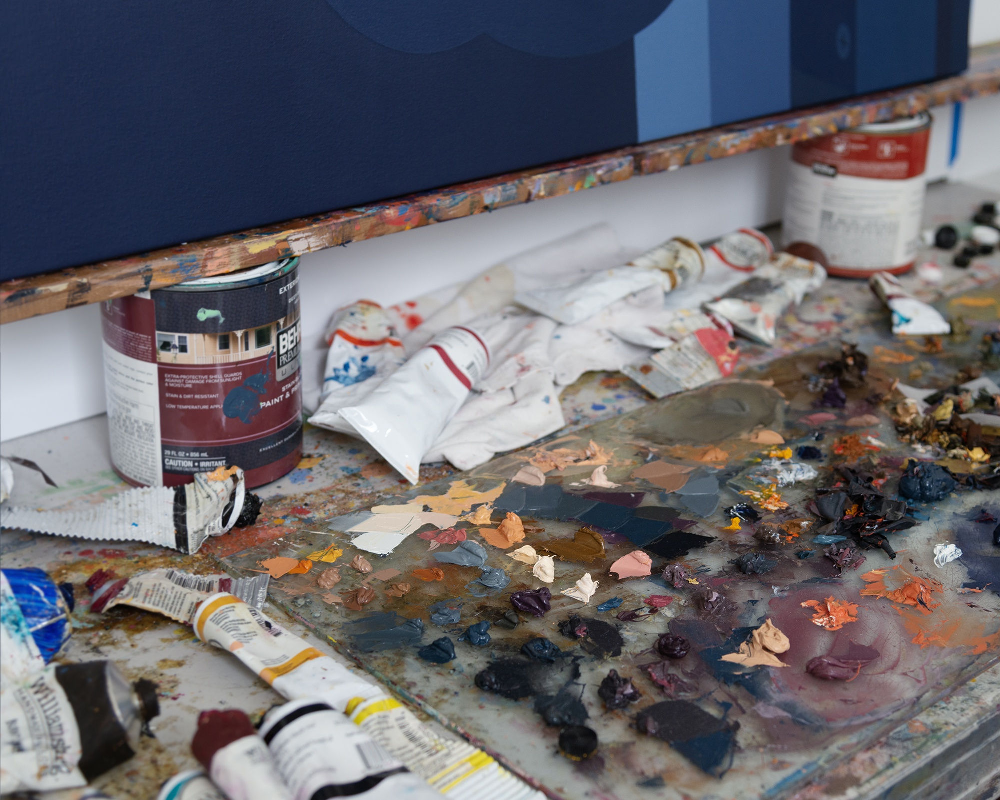 Adrian Kay Wong's paint palette 