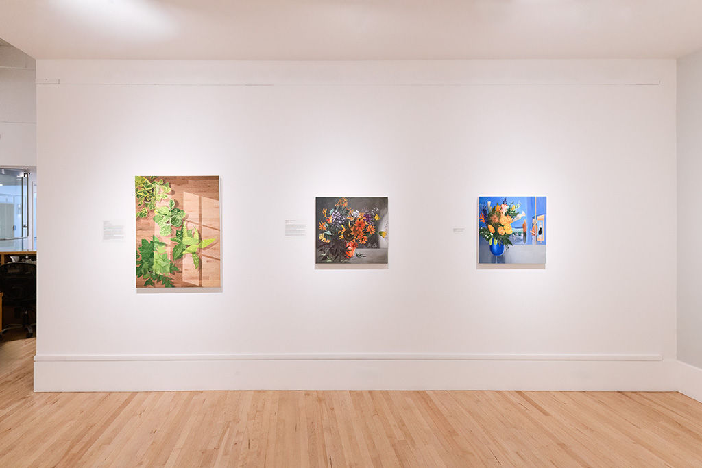 Installation of view of works by Natalia Juncadella.