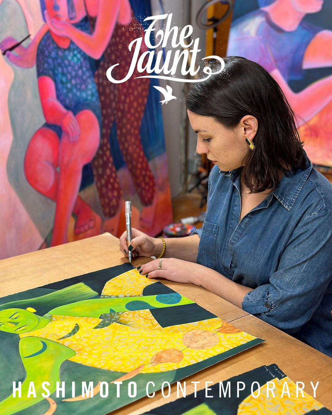 Portrait of the artist Genevieve Cohn