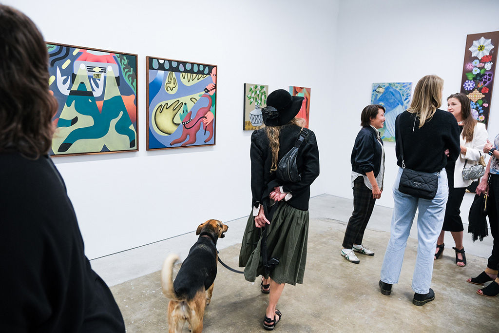 Photo of the opening reception for 