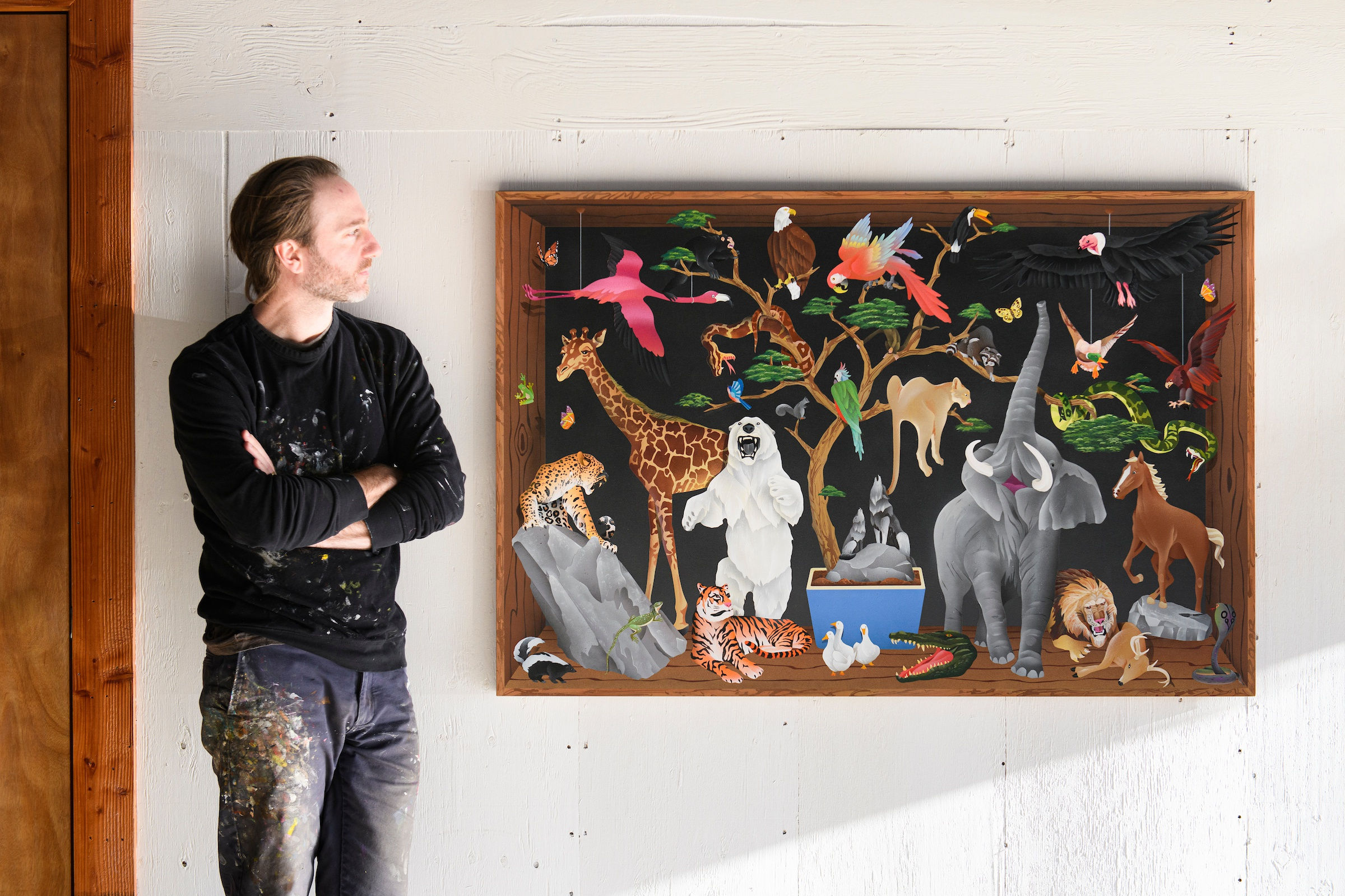 Casey Gray in his studio