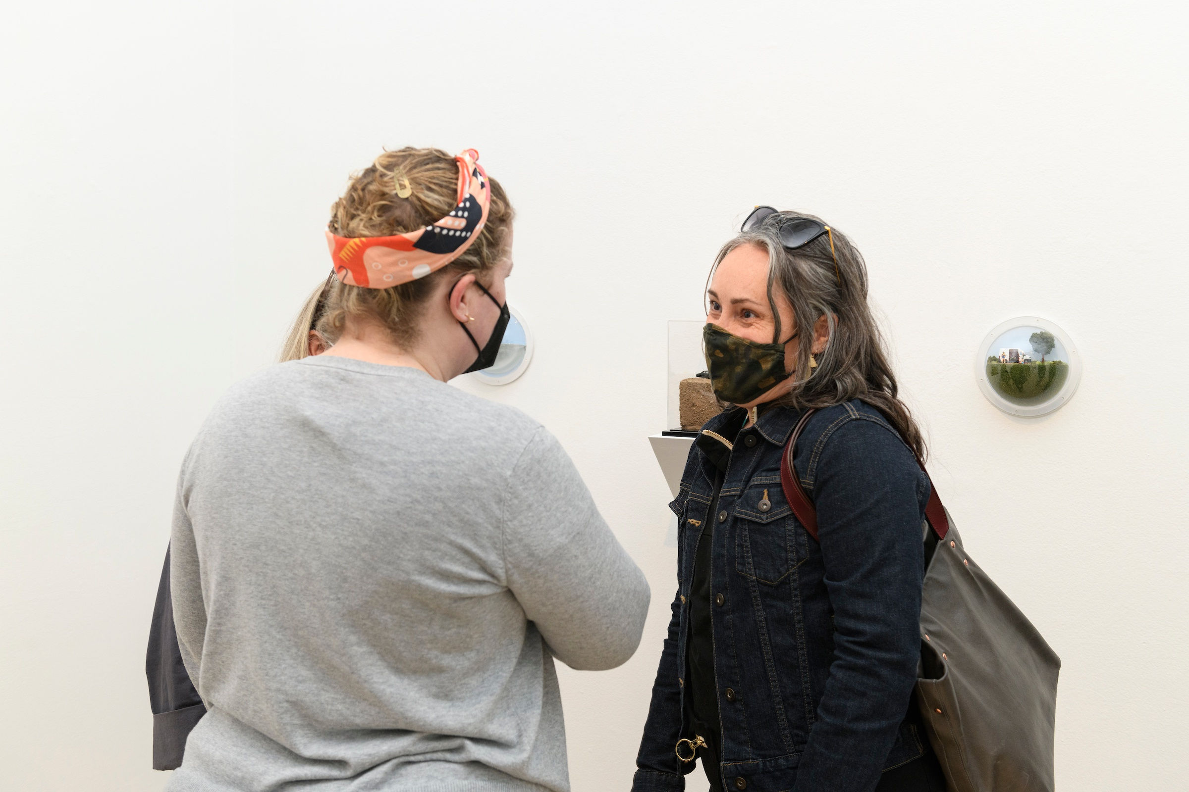 a photo of Abigail Goldman's opening night 