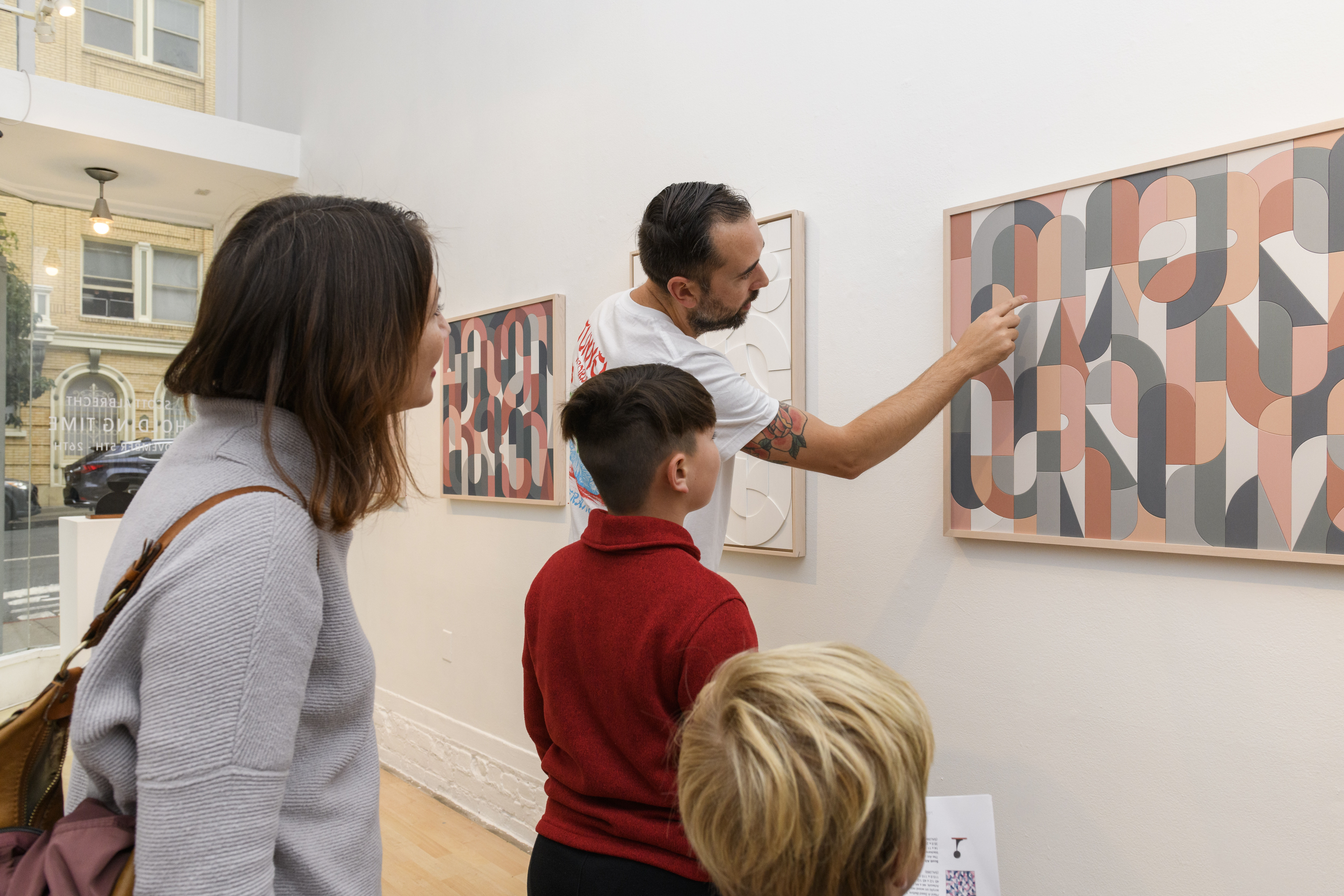 Scott Albrecht's show opening