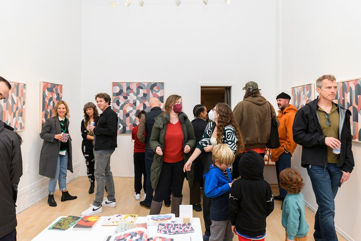 Scott Albrecht's opening reception