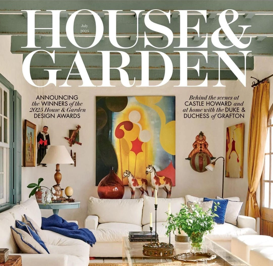 House and Garden front cover July 2025