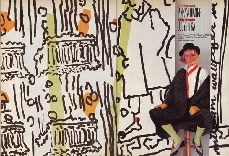 Judy Rifka and Pinky & Dianne in 1983 issue of New York Magazine