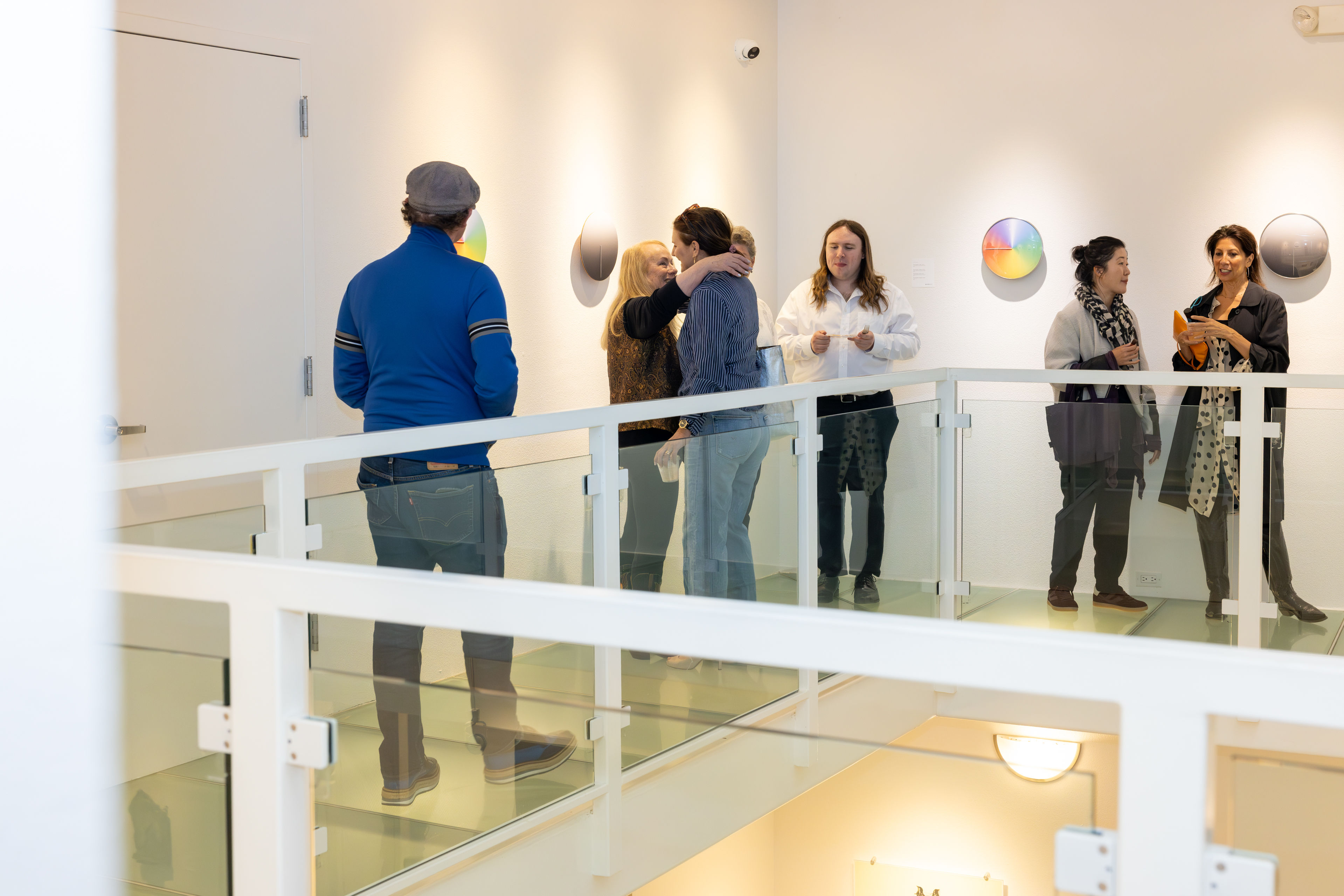People standing on the catwalk