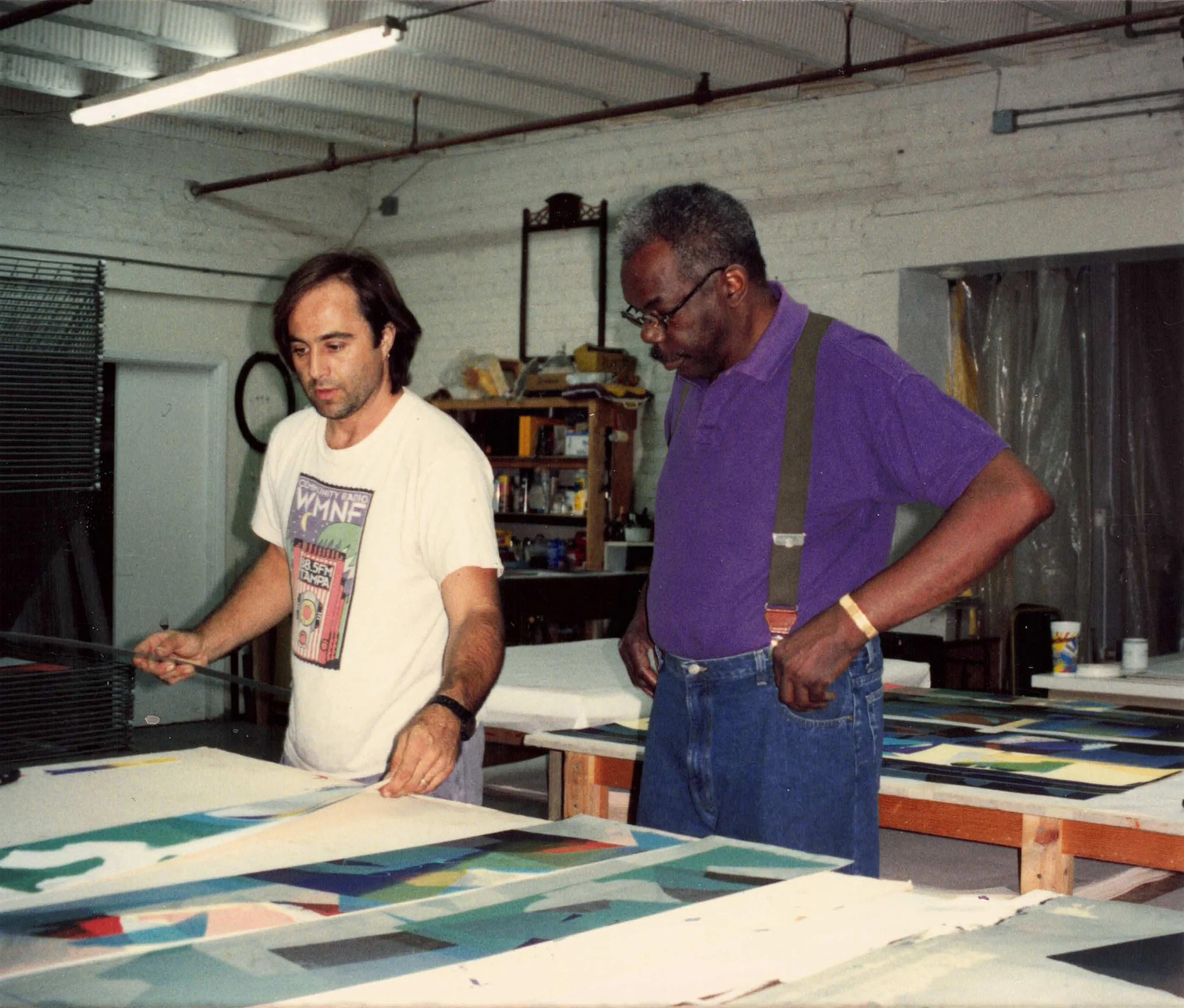 Sam Gilliam and Carl Cowden