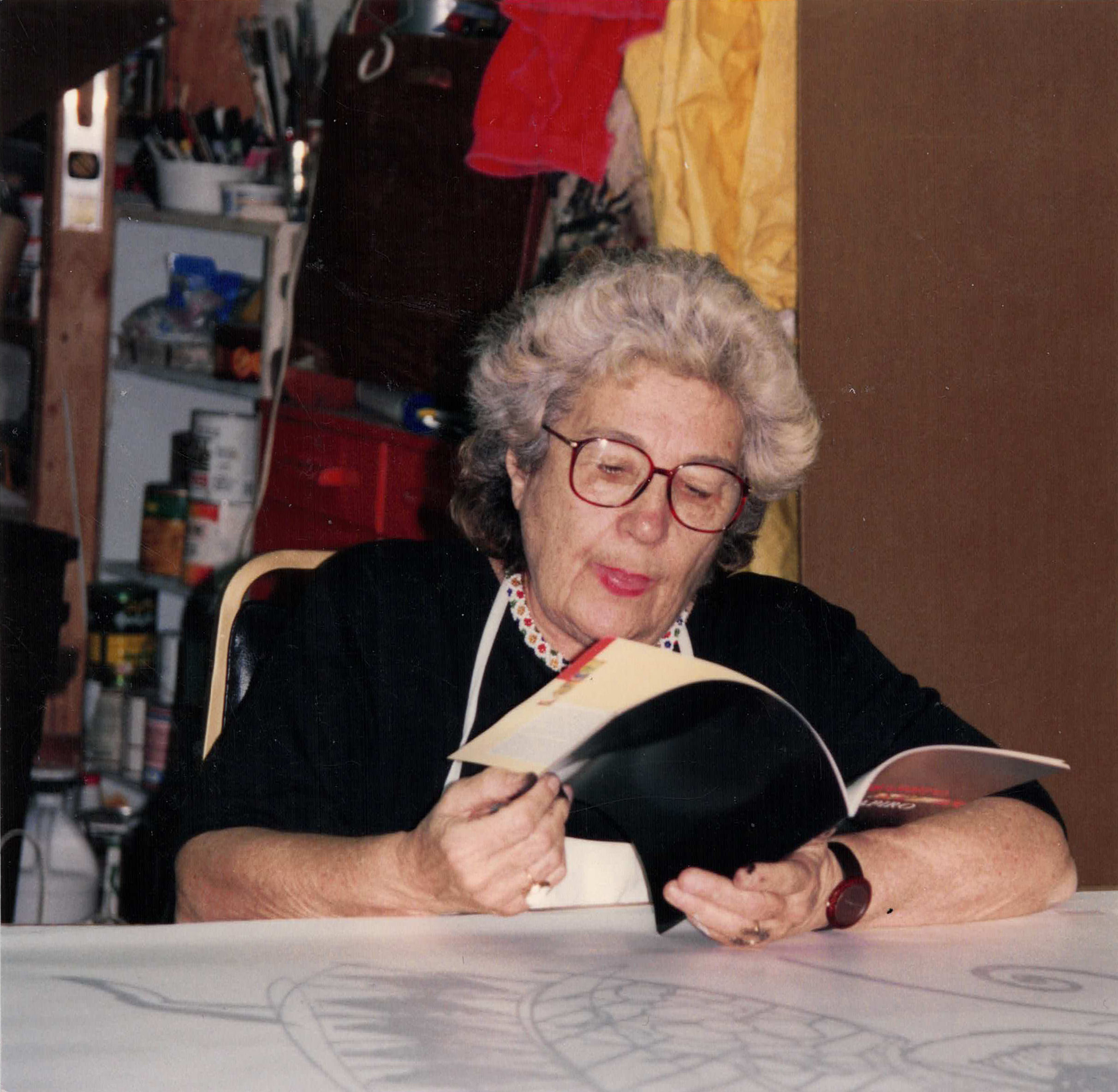 Miriam Schapiro reading