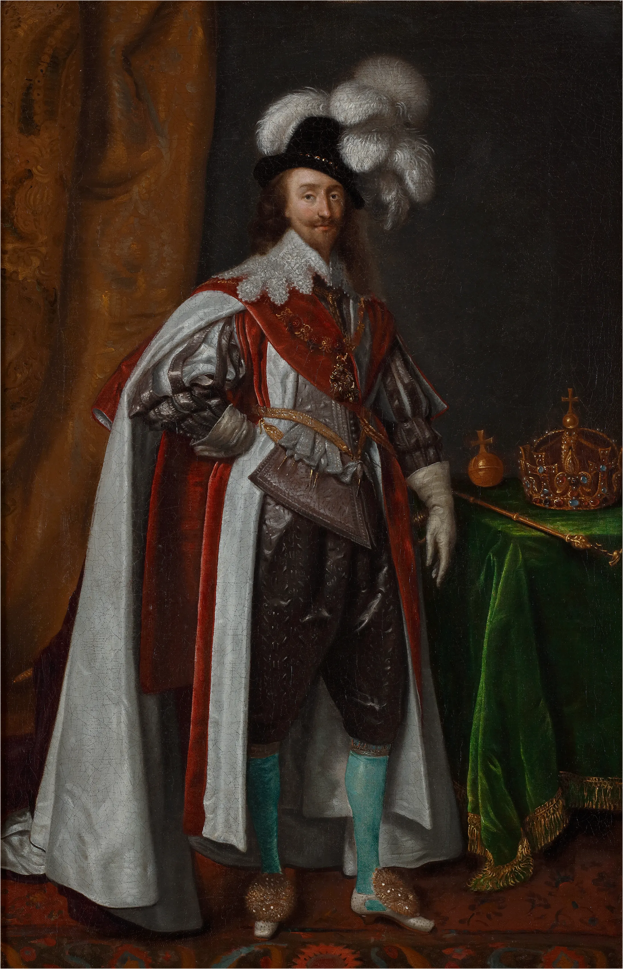 Oil on canvas  24 x 15 ½ in. (61 x 39.4 cm)