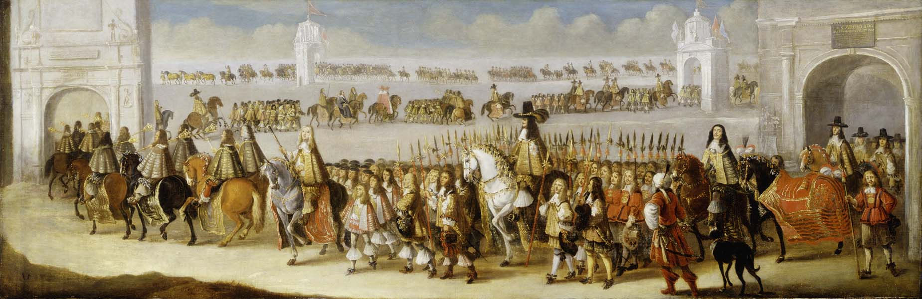 Charles II's Cavalcade through the City of London