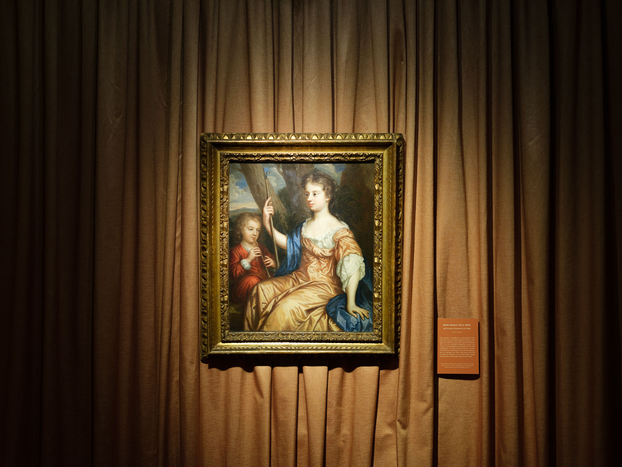 mary beale, self portrait as shepheard