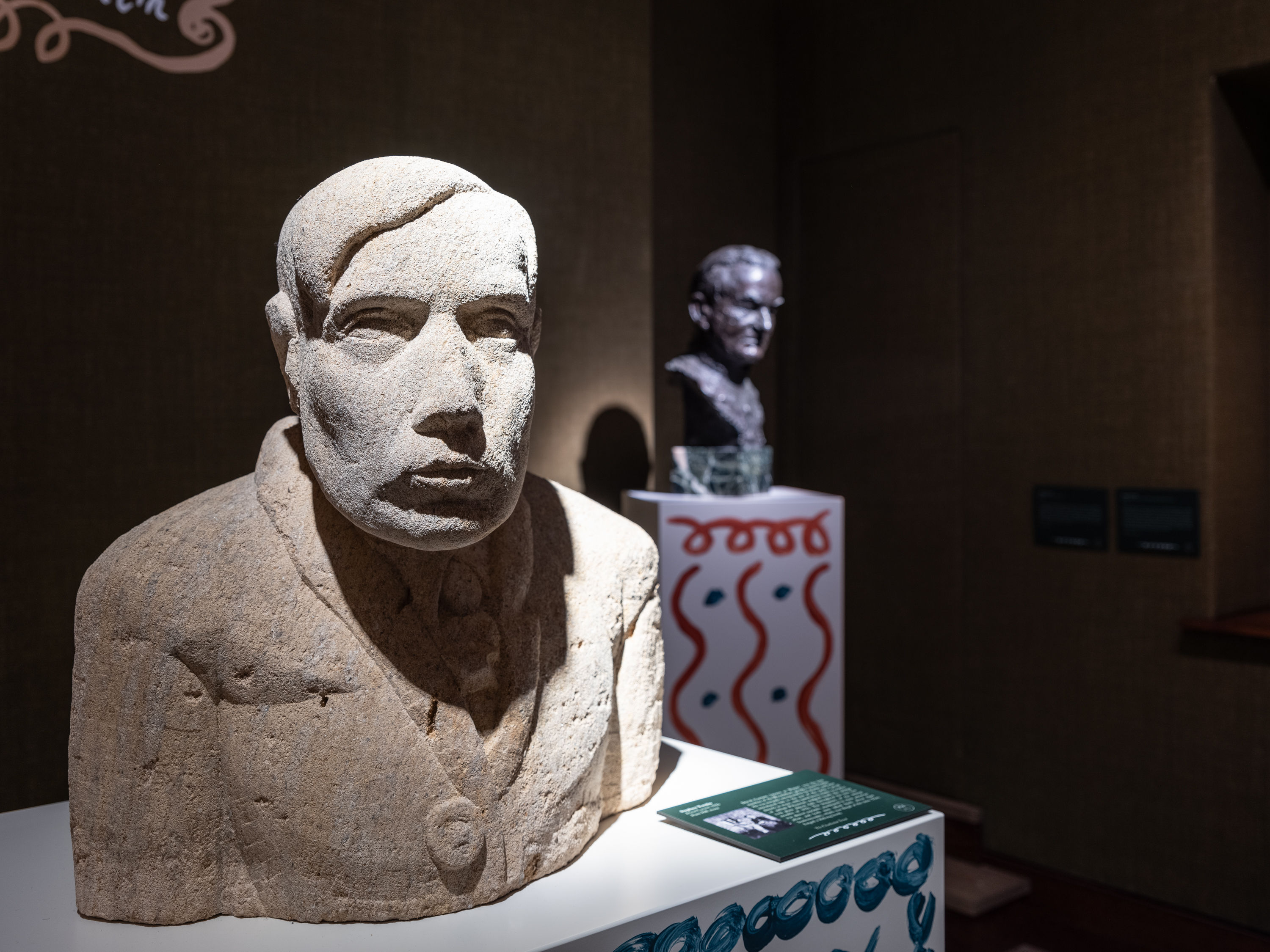 Bust of David Bunny Garnett by Stephen Tomlin