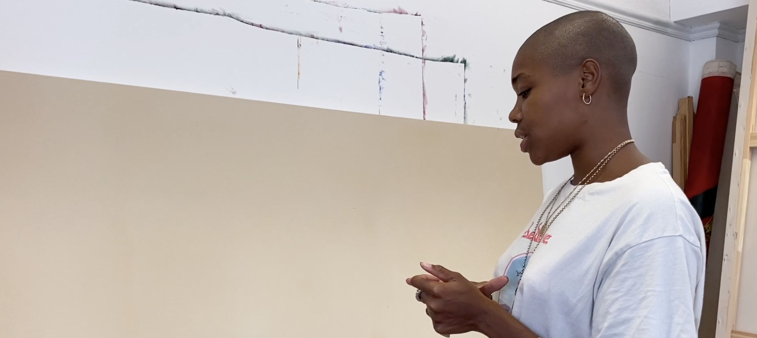 Watch Rachel Jones speaking about the works