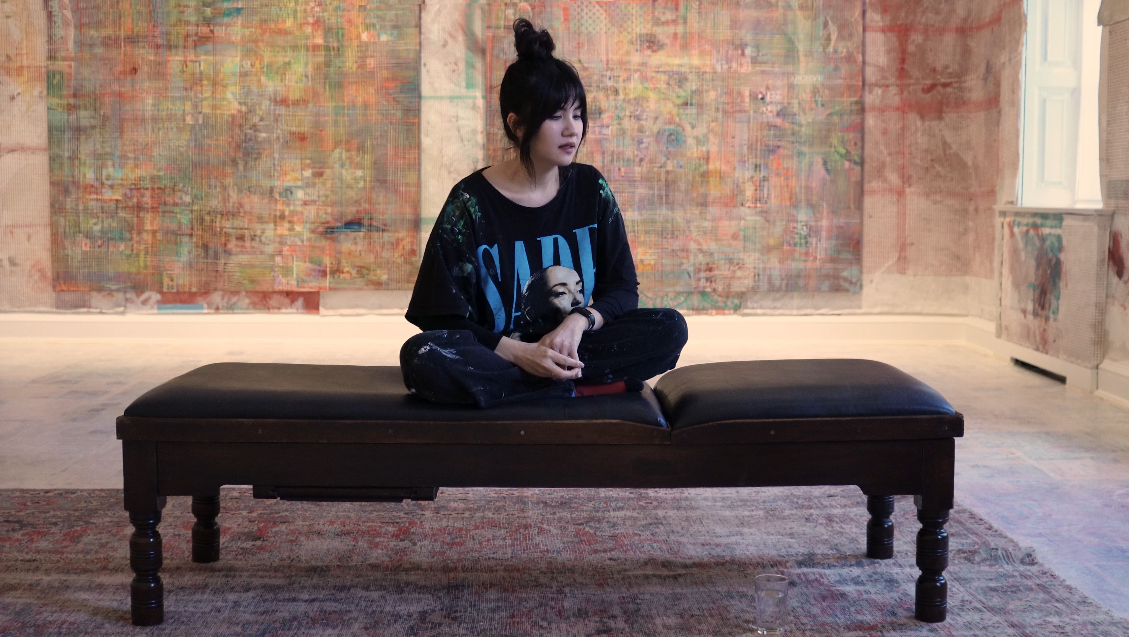 Watch the artist speak about the exhibition