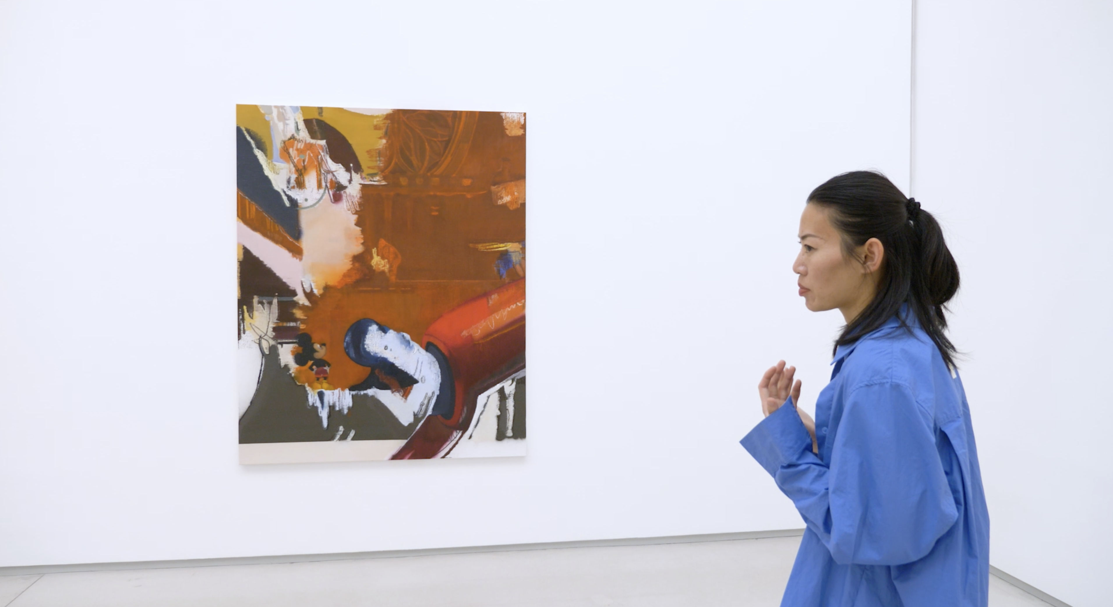 Watch a video of the artist discussing her new works.