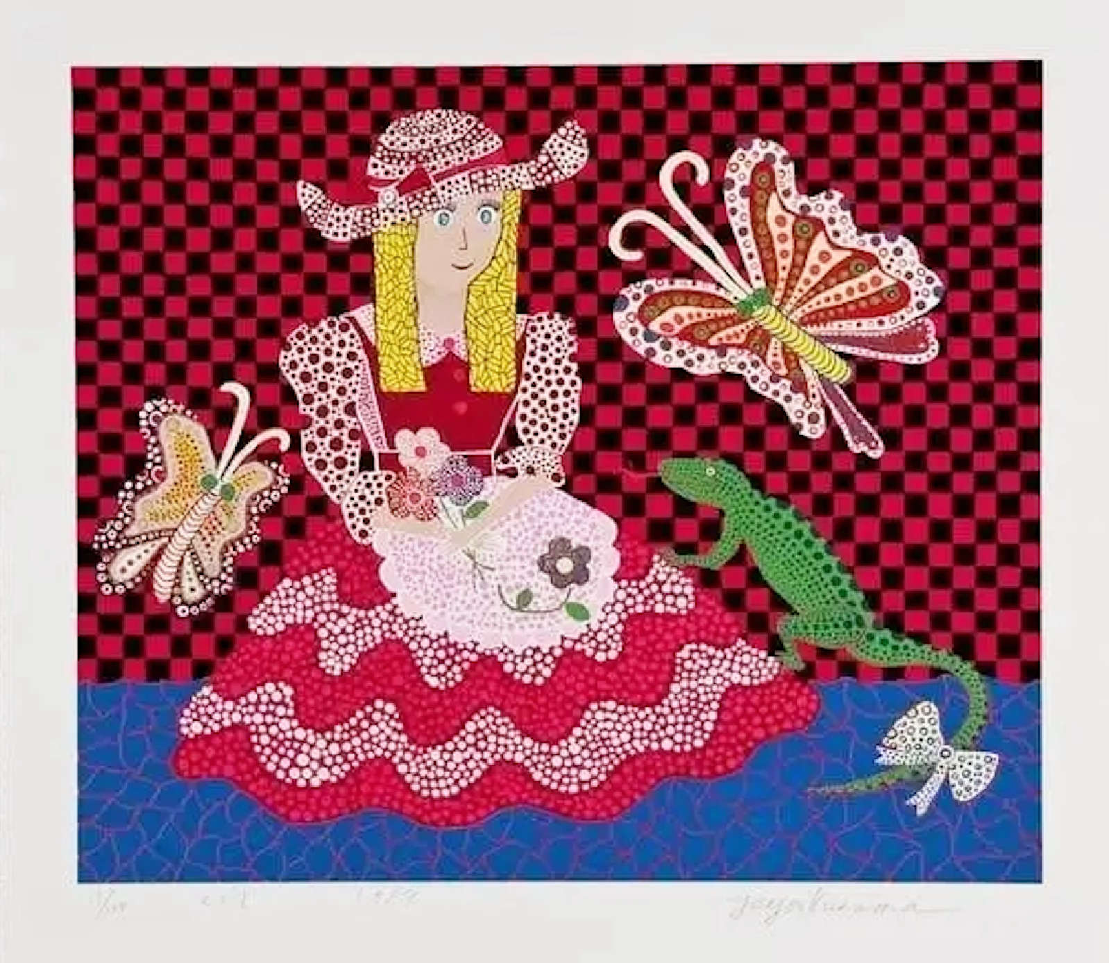 Yayoi Kusama, Lizard, 1989 | Maddox Gallery