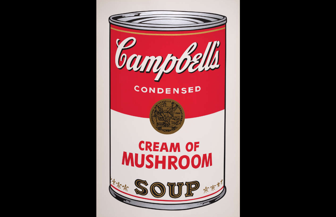 Andy Warhol, Campbell's Soup Can: Cream of Mushroom Soup, 1968