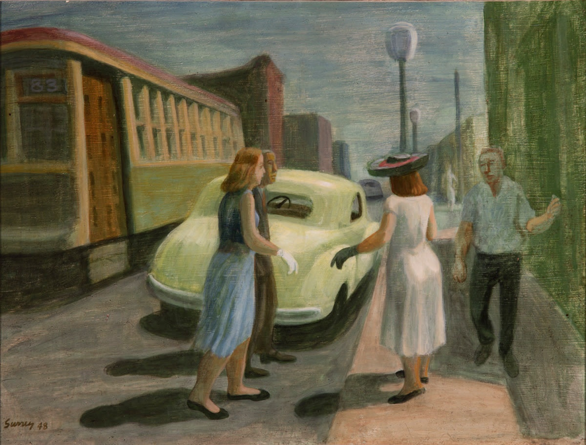 Philip Surrey Green Car