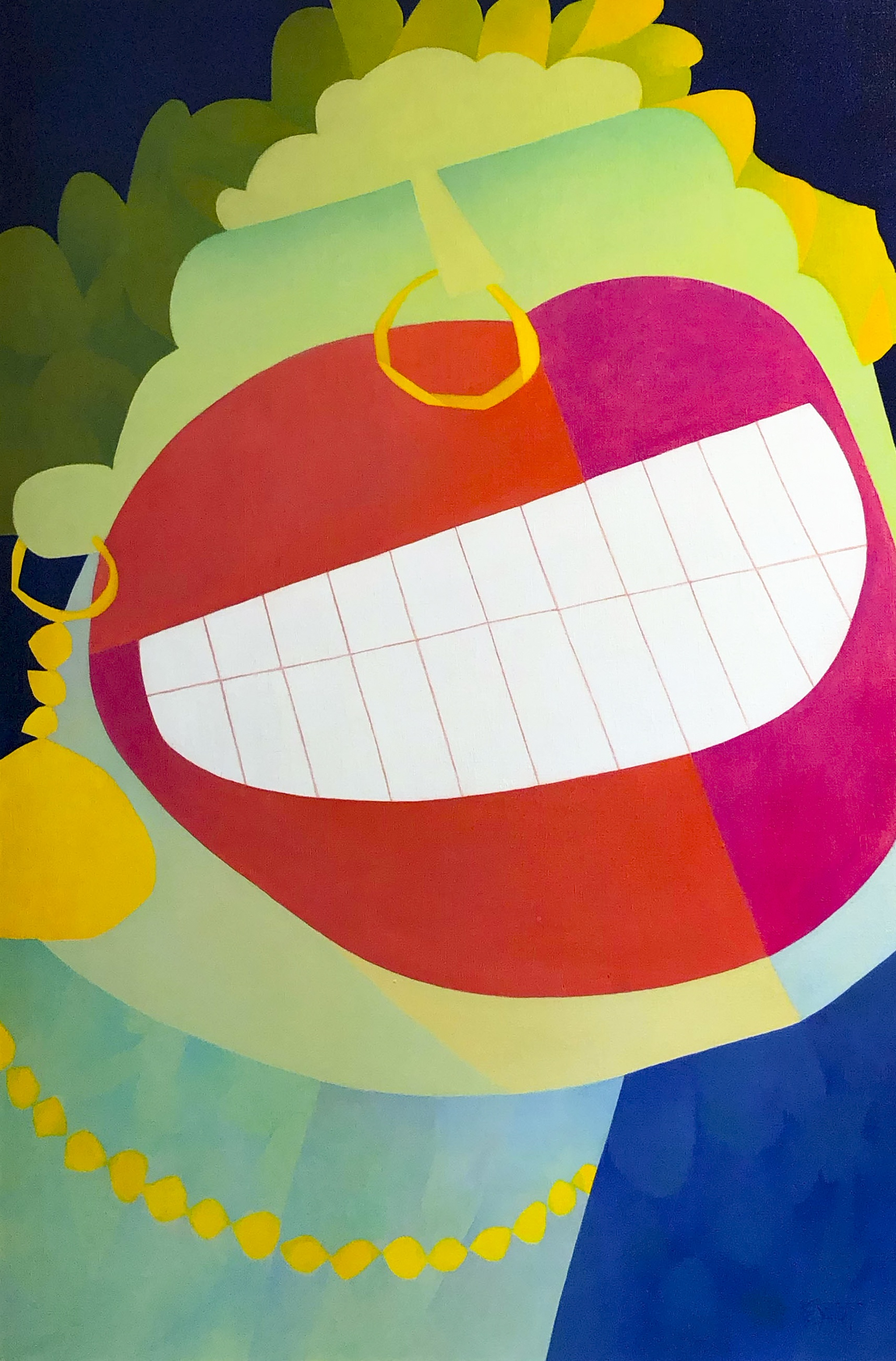 Claude Le Sauteur, Le ridicule, 2003. Huile sur toile, 36 x 24 in 91.4 x 61 cm