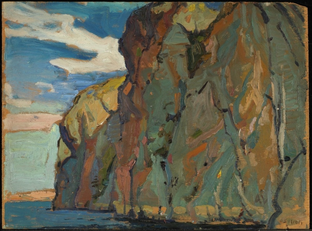 Arthur Lismer, Study for &ldquo;The Big Rock, Bon Echo,&rdquo; 1922, National Gallery of Canada, Access. No. 6117