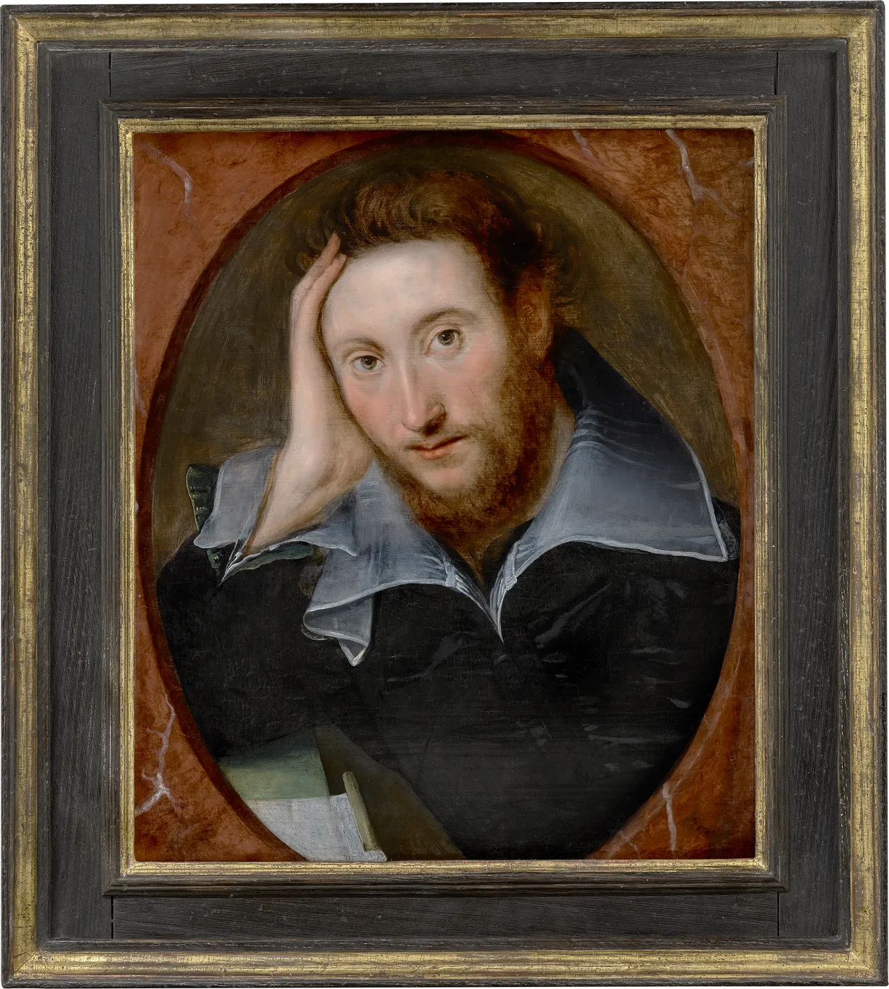 English School, Portrait of a Gentleman, formerly thought to be Shakespeare, c.1600-1610