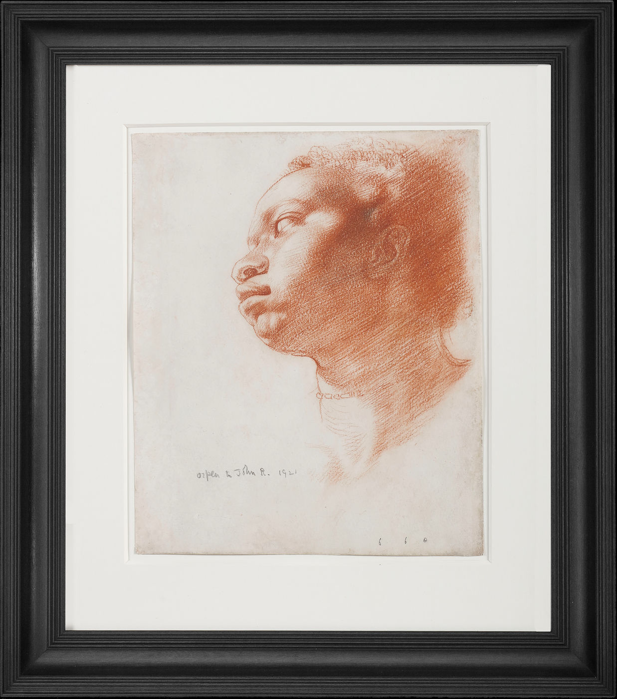 William Orpen, Head Study, c.1900-1905
