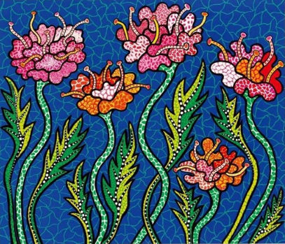 Yayoi Kusama, Summer Flowers, 1990 | Guy Hepner