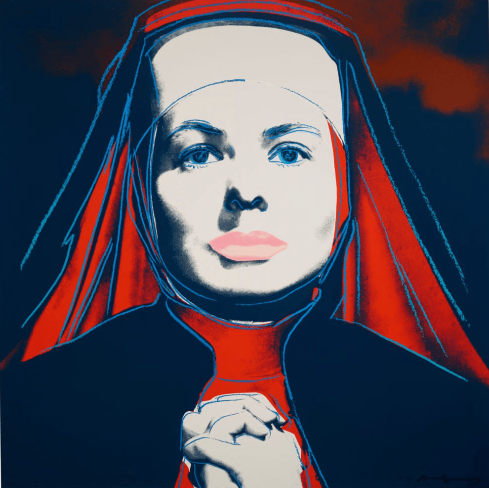 Andy Warhol, Ingrid Bergman The Nun Trial Proof TP 7/30, 1983