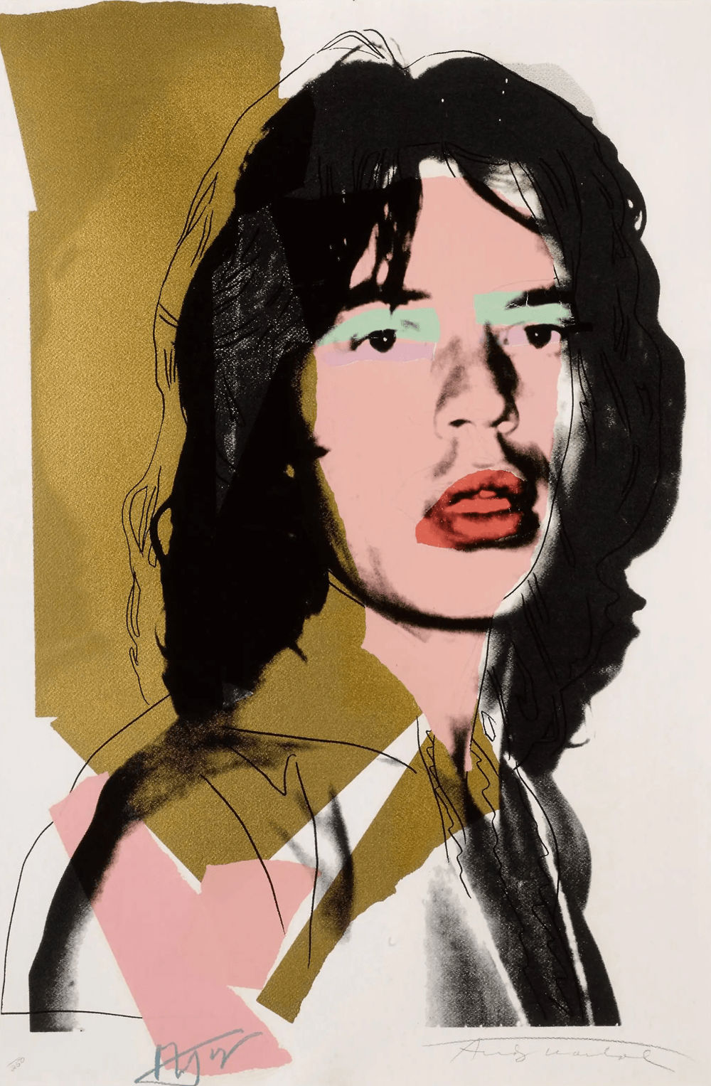 Andy Warhol, Mick Jagger F.S. II 138-147, 1975 | Guy Hepner