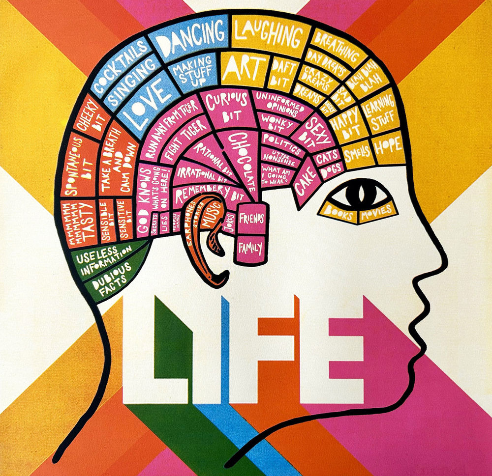 Ewan Taylor limited edition screen print 'Inner Life'