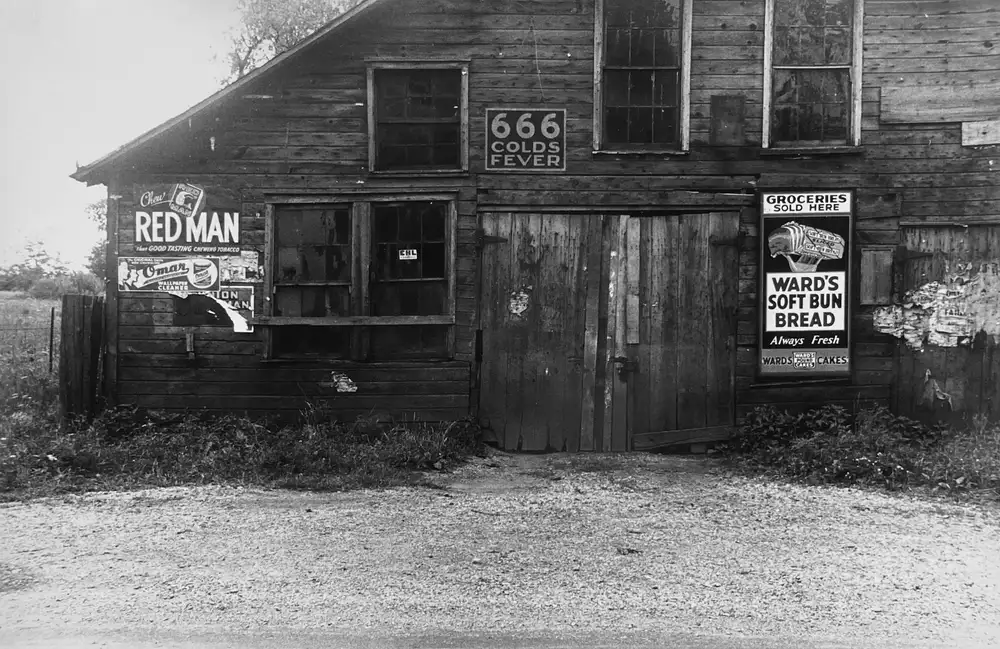 Ben Shahn, U.S. Highway 40, central Ohio, 1938