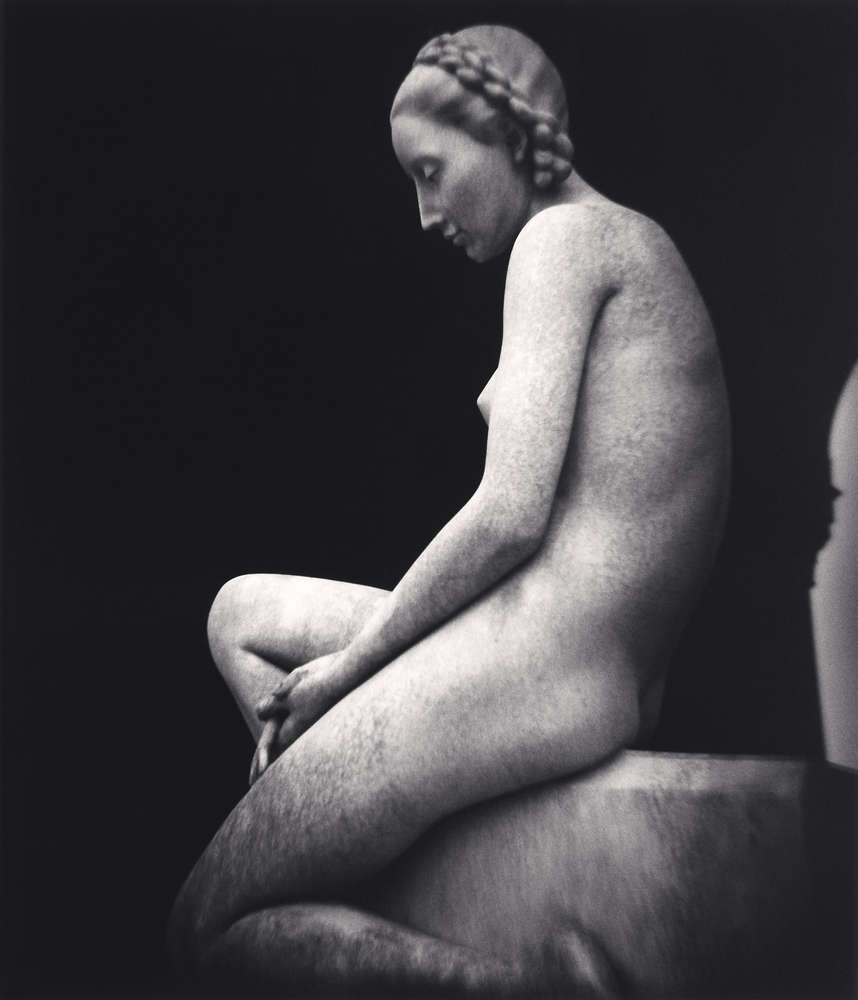 Michael Kenna, Graveside Statue, Study 2, Milan, Italy, 2008