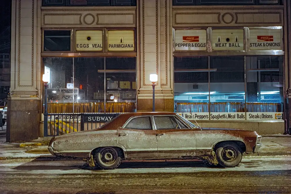 Langdon Clay, Subway Impala, Chevrolet Impala, 7th Avenue and 29th Street, 1974