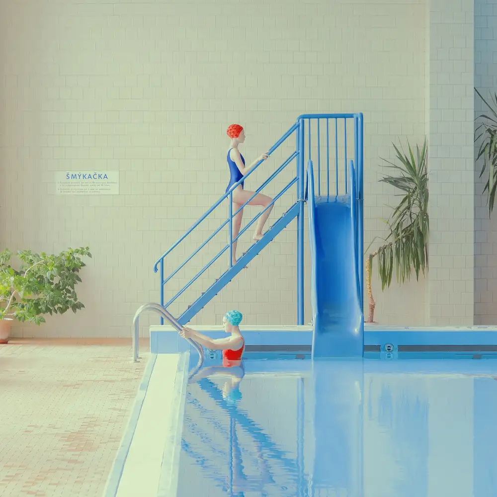 Maria Svarbova, Smykacka, Swimming Pool, 2016