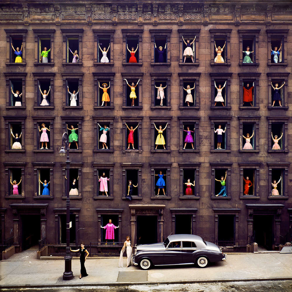 Ormond Gigli, Girls in the Windows, New York City, 1960