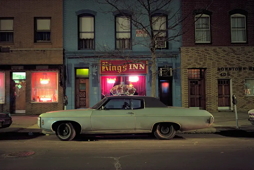Langdon Clay, King's Inn Car, Chevrolet Caprice, Hoboken, NJ, 1975