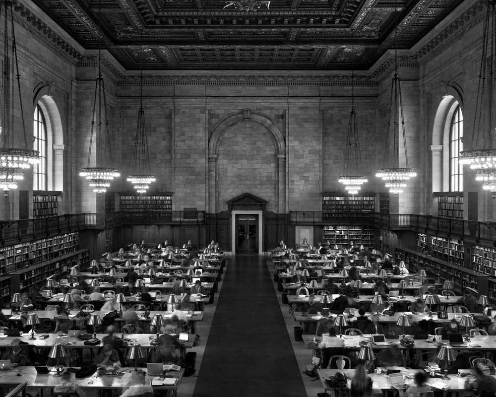 Matthew Pillsbury, New York Public Library, Main Reading Room, 2011