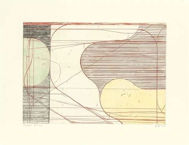 Richard Diebenkorn, Construct (Drypoint), 1981
