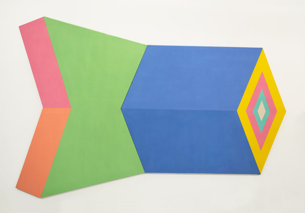 Model XB, 1965, Acrylic on canvas, 83 x 125 1/2 x 2 inches