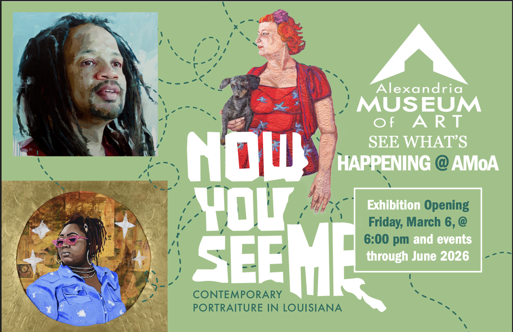 Alexandria Museum of Art - Gina Phillips featured in "Now You See Me Exhibition"