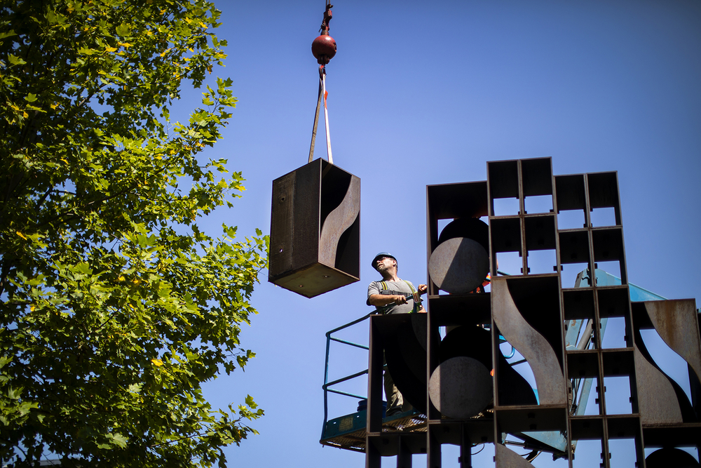 Art Matters: A Monumental steel sculpture on Shoemaker Green