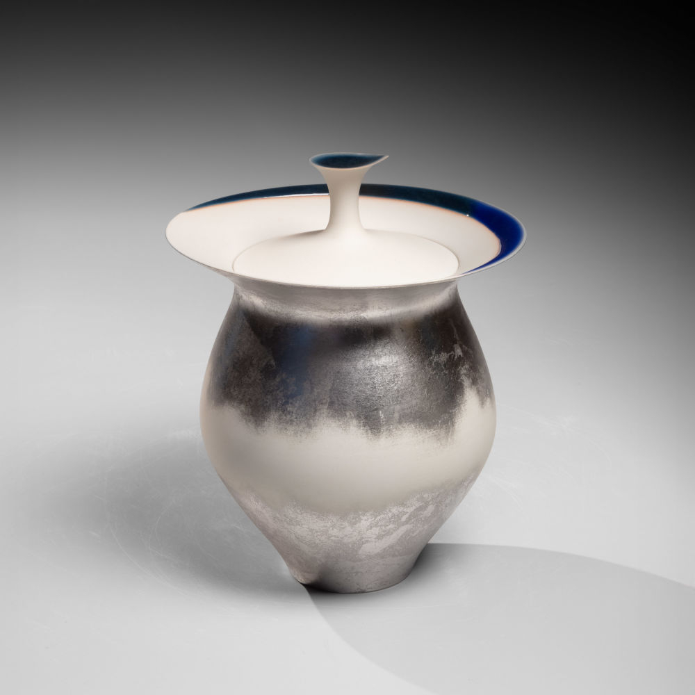 Fukumoto Fuku - Tsuki; Moon - Artworks - Joan B Mirviss LTD | Japanese Fine Art | Japanese Ceramics