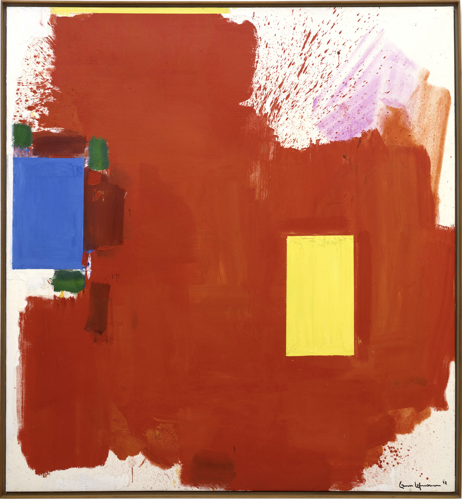 Magnum Opus, 1962, Oil on canvas, 84 1/8 x 78 1/8 inches.

University of California, Berkeley Art Museum and Pacific Film Archive,&amp;nbsp;Bequest of the artist.

Photo: Ben Blackwell.