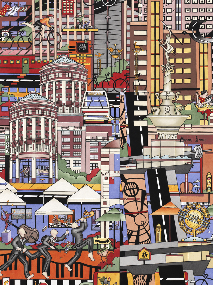 Image of festival street