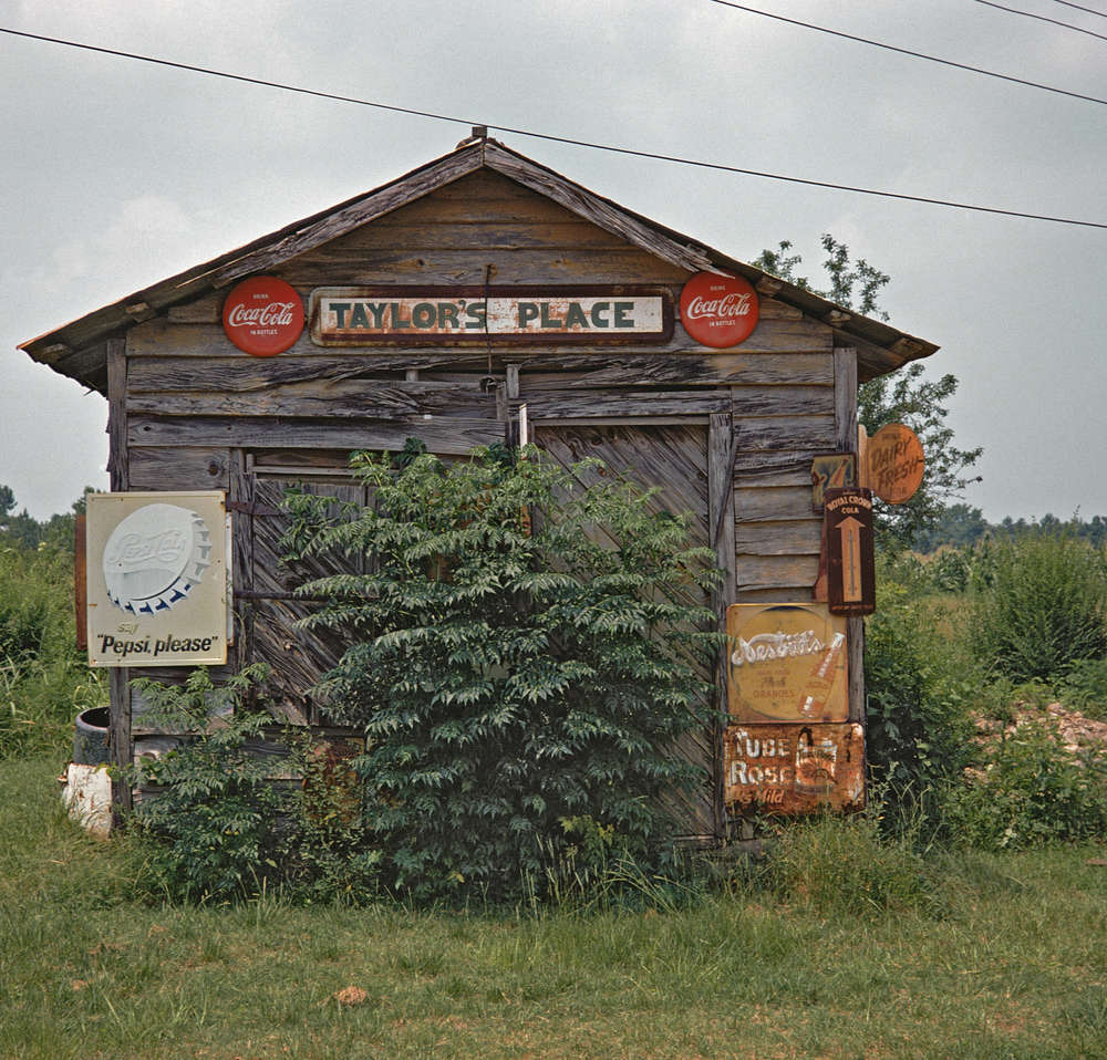 William Christenberry - Pear Tree with Storm Cloud, near Akron, Alabama, August