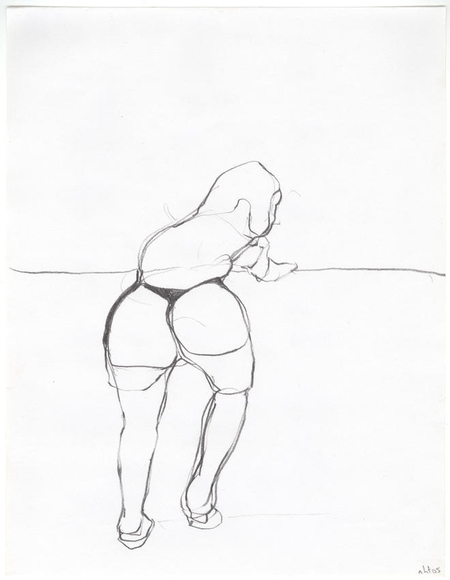 Untitled (sketch book page) #24