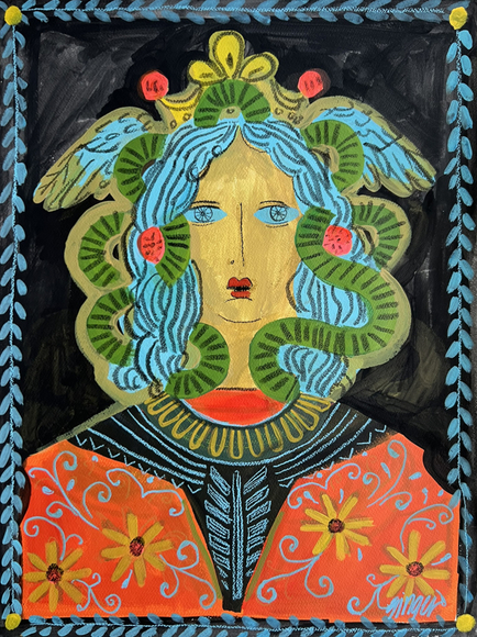 GINGER WILLIAMS COOK, Medusa: Defiance of Wildflowers, 2025